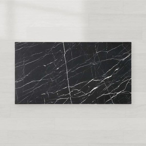 Cinzia Rectangle Stone Coffee Table Natural Marble Cocktail Table Plinth Base Sofa Center Tea Table - Image 4