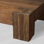 Ubud Reclaimed Teak Coffee Table Wood Living Room Center Tea Table Vintage Cocktail Table - Image 3