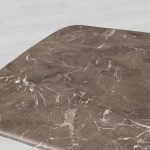 Saint Germain Marble Top Coffee Table Living Room Cocktail Table Clement Wood Base Center Tea Table - Image 9