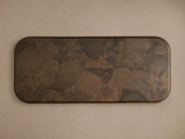 Pola Wood Plinth Coffee Table Wabi-Sabi Living Room Center Tea Table - Image 4