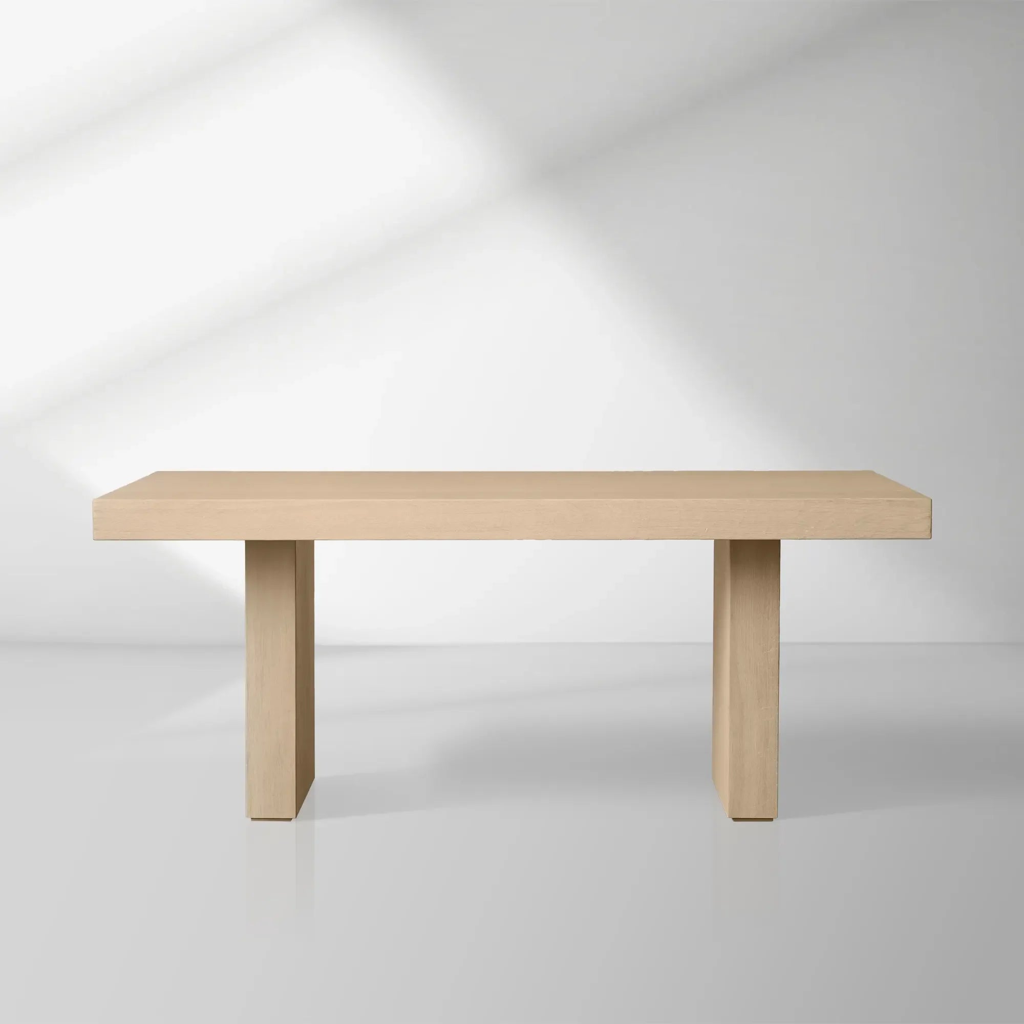 2000x2000_20250911_22_1_a3cf2269-7ddd-4d19-9891-25b28c2df3dd.jpg Calvin Rectangle Oak Wood Dining Table Modern Rustic - Image 1