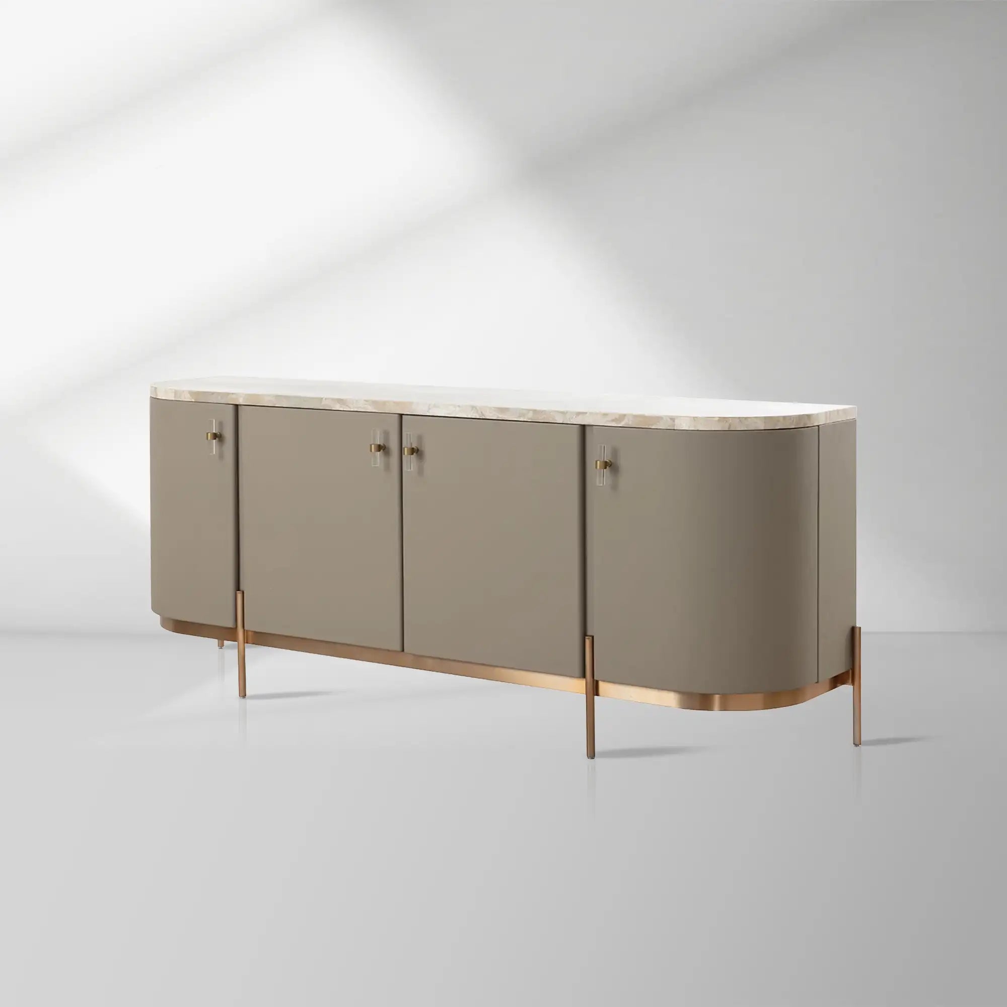 2000x2000_20250912_22_1_0649cc57-b843-4c47-8ac4-94b598a02fa6.jpg Canodi Luxury Marble Top Sideboard Wood Storage Cabinets With Leather Finish - Image 1
