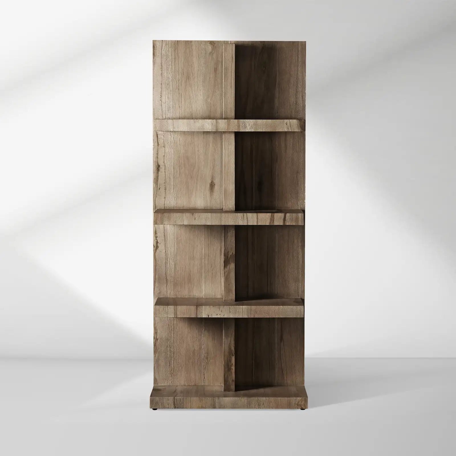 2000x2000_20250912_22_1_0ceebde1-32a9-40ca-8c73-cad54ff62c67.jpg Leandro Solid Oak Wood Bookcase - Image 1