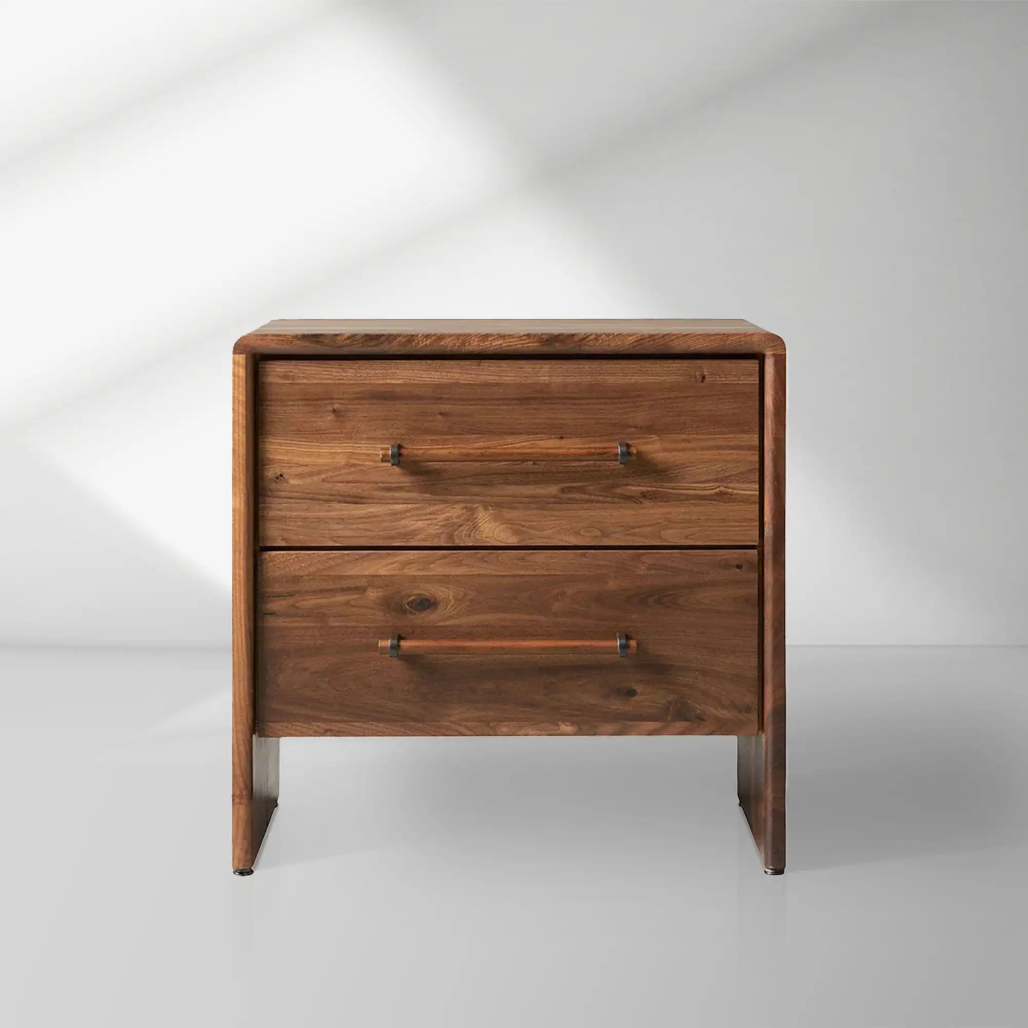 2000x2000_20250912_22_1_1247eaa5-8a83-49aa-8d09-3ab9d3865869.jpg Miller Closed Nightstand Solid Walnut Nightside Table with Drawers - Image 1