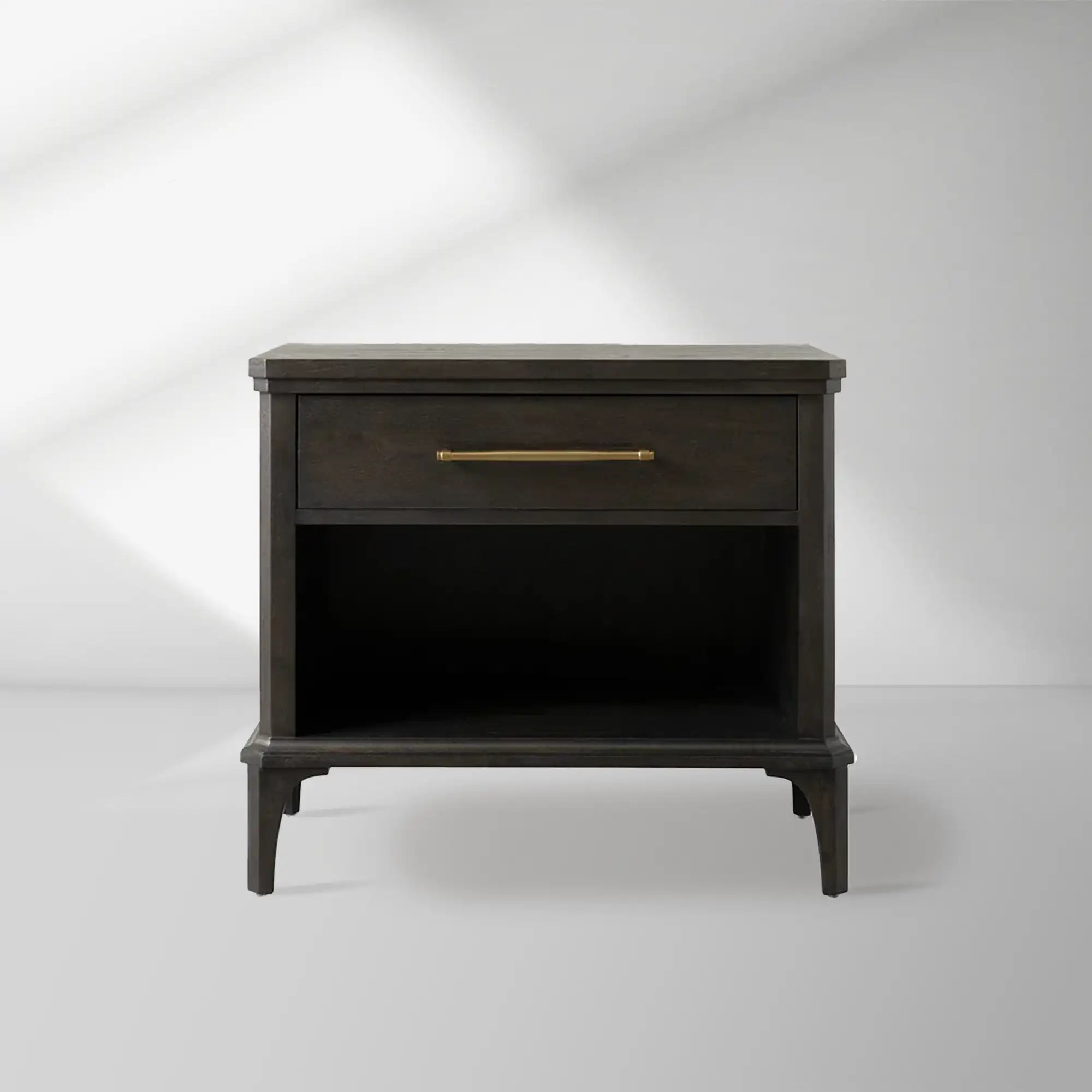 2000x2000_20250912_22_1_1aa3c2eb-6347-45eb-8779-0f186d50260e.jpg St. Martin Open Oak Nightstand Traditional Bedside table with Soft-Close Drawer - Image 1