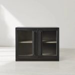 Factory Small Cabinet with Tempered Glass Doors