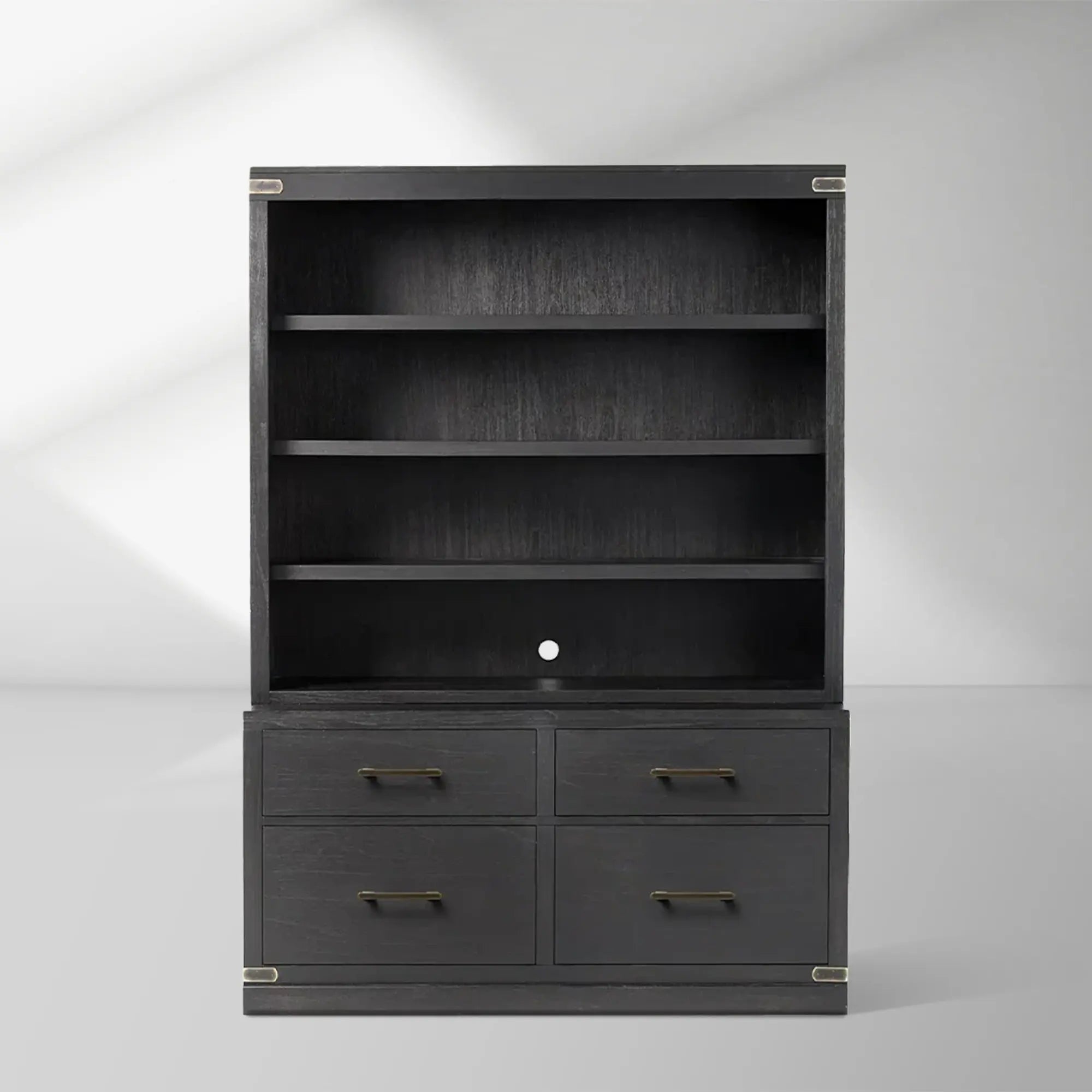 2000x2000_20250912_22_1_2bdefb3c-973c-42b7-8241-59bcedb9b858.jpg Tremont Wood Modular Bookcase Storage Cabinets with File Chest of Drawers Base - Image 1