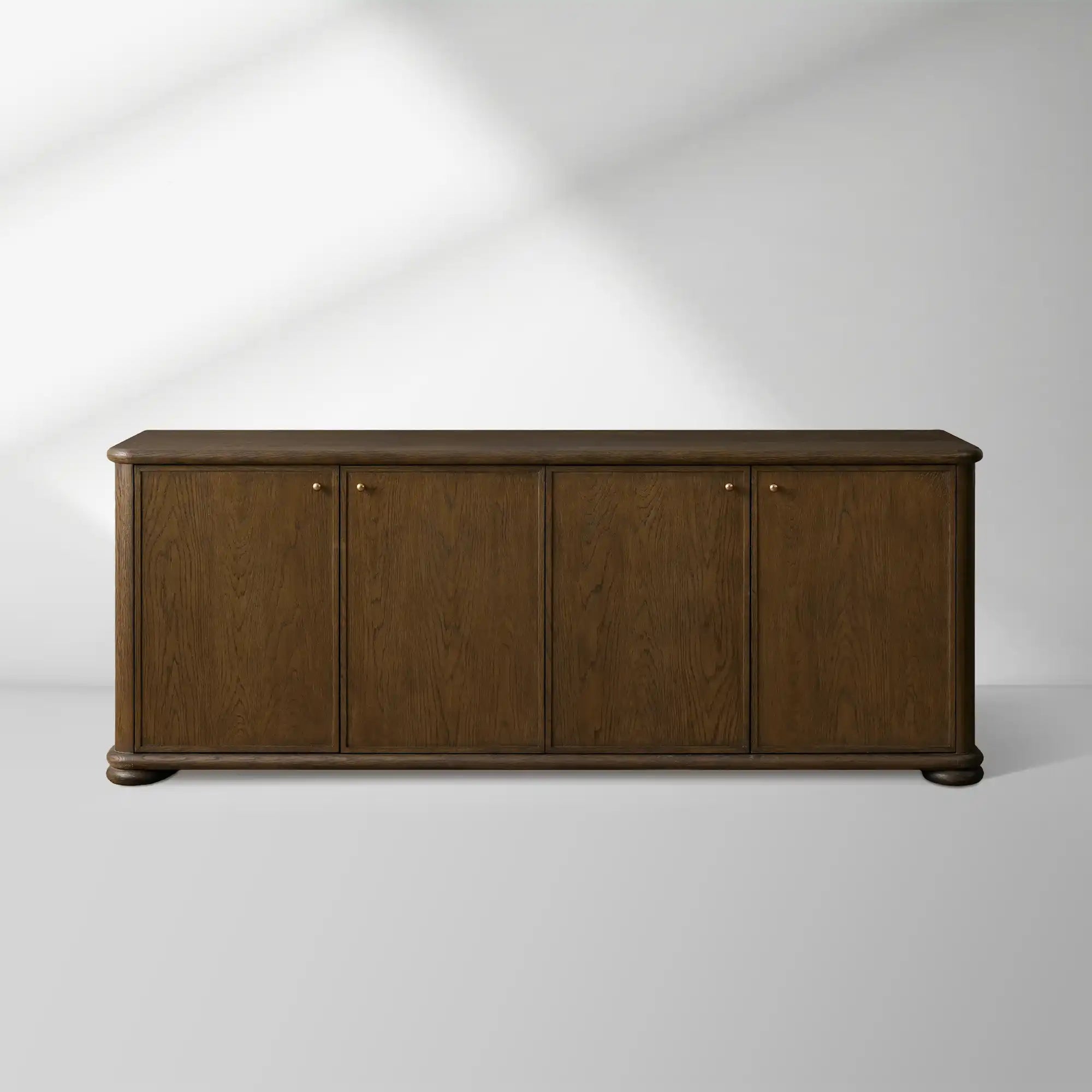 2000x2000_20250912_22_1_33d77393-8bf2-422f-91b8-302710fd1e46.jpg Warby Solid Oak Sideboard Wood buffet Storage Cabinet with Four Doors - Image 1