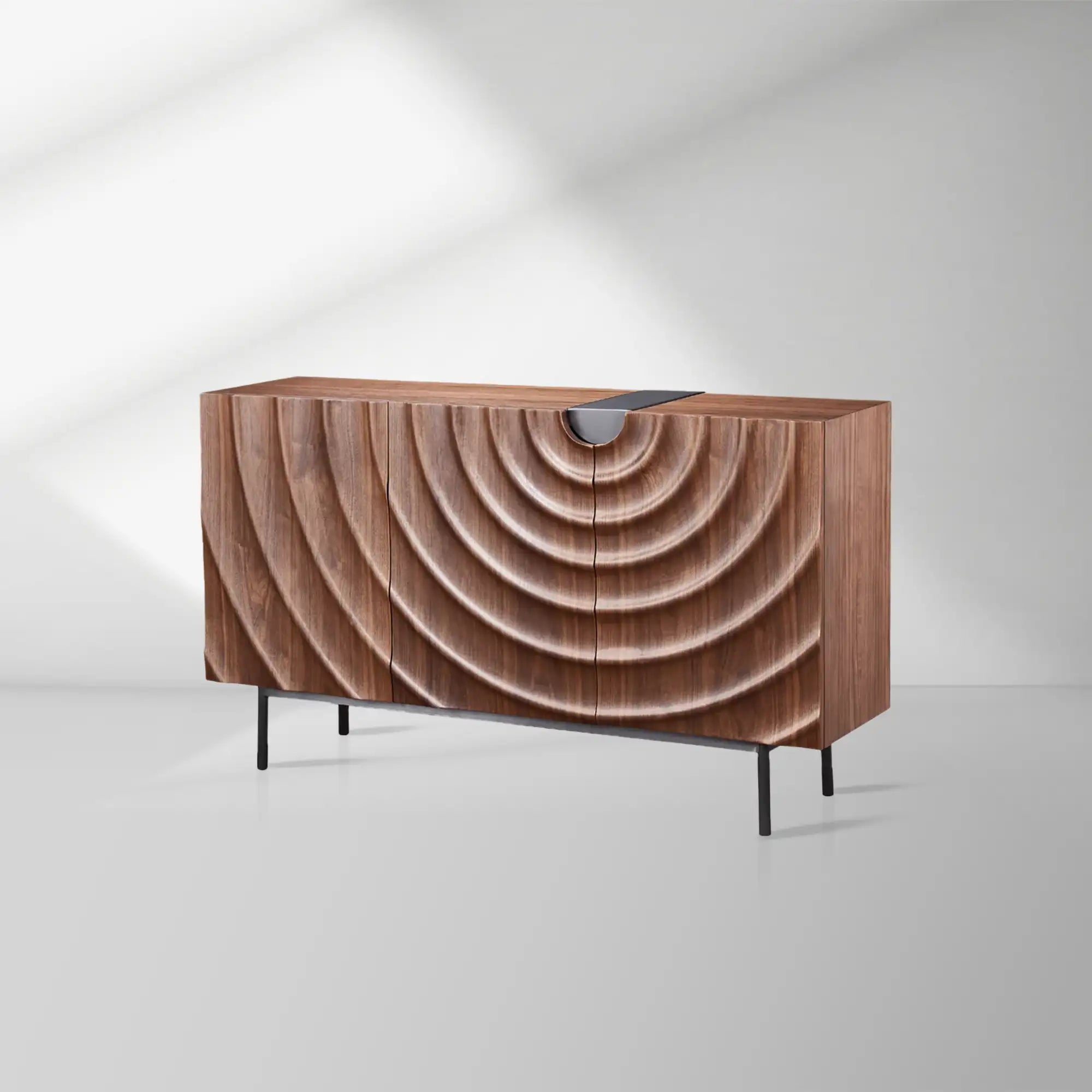 2000x2000_20250912_22_1_56bbc51e-9ed0-4710-adea-a48ed08512c7.jpg Lunara 3-Door Ripple Sideboard Modern Scandinavian Buffet Cabinets - Image 1