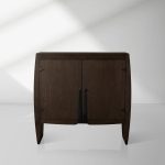 Dacia Solid Oak Storage Cabinet Vintage Sideboard
