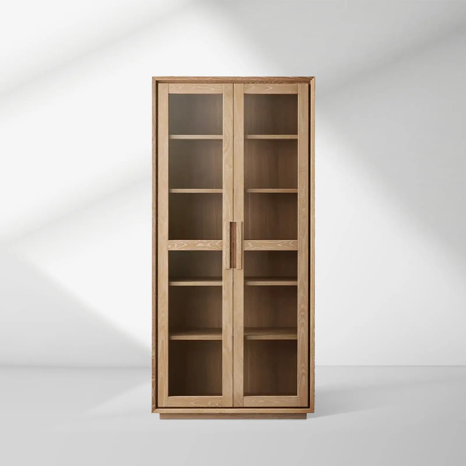 2000x2000_20250912_22_1_744cffdd-b37f-4610-8f59-8b68d68669d7.jpg Willow Wood Tall Display Storage Cabinets Clean-Line Design - Image 1