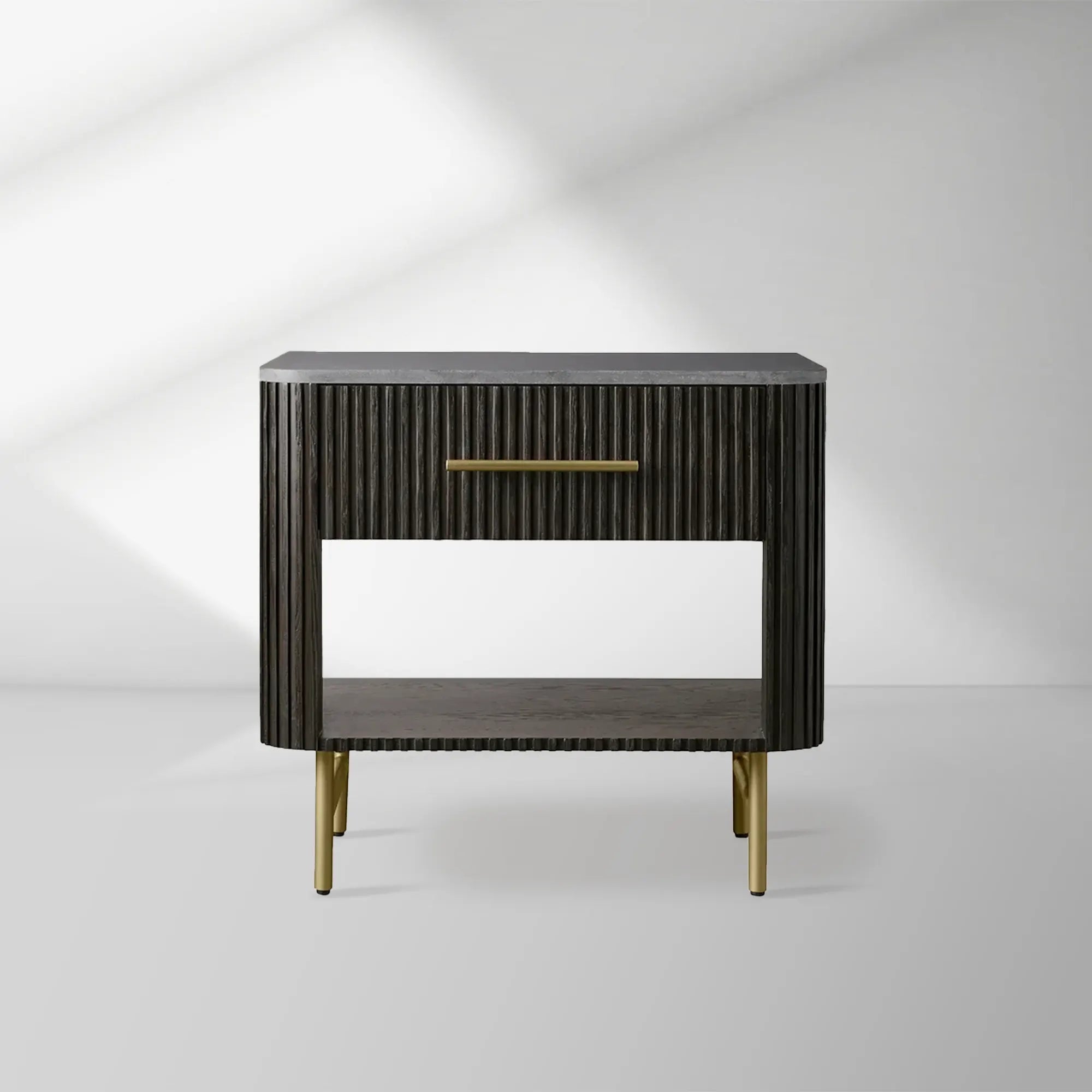 2000x2000_20250912_22_1_92c04ad7-df26-49e3-ac90-bb2b37569ae9.jpg Finnley Open Nightstand Natural Stone Top Bedside Table Wood Bedroom Cabinet - Image 1