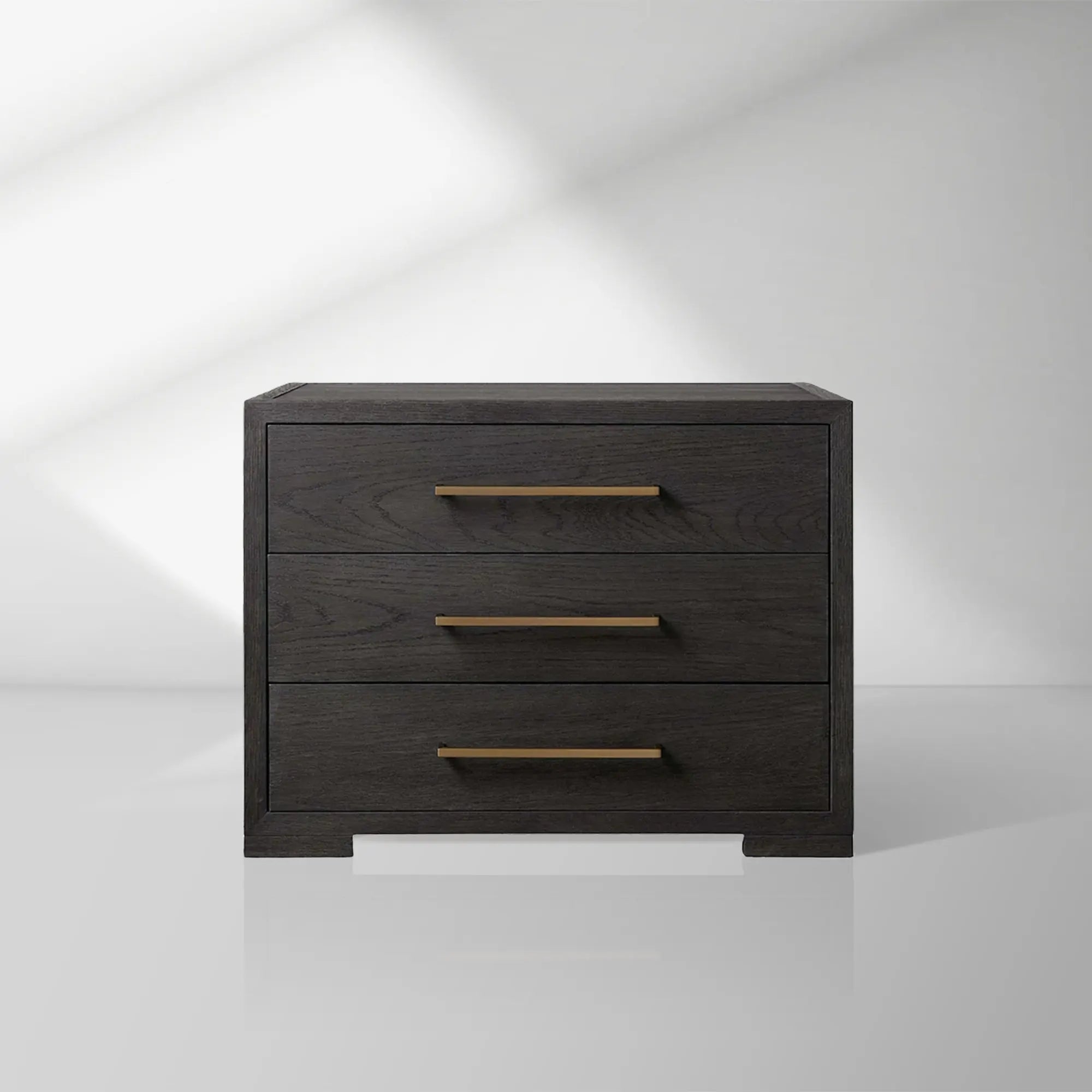 2000x2000_20250912_22_1_a257132d-4a9c-43f1-9664-e2ebbe49fc2b.jpg Darwyn Closed Nightstand Wood Bedside Table with Brass Handles Drawer - Image 1