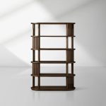 Paleta Solid Oak Wood Bookcase