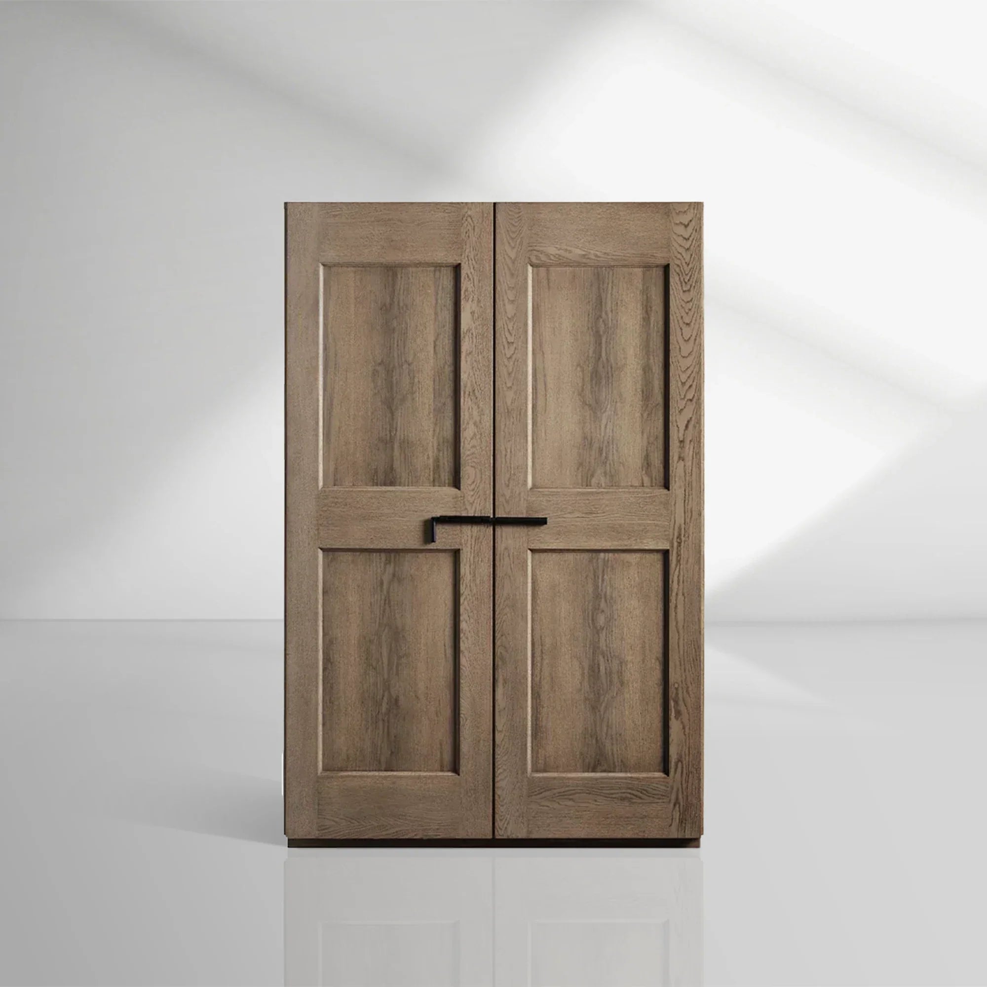 2000x2000_20250912_22_1_b1be31c2-a712-4b95-987b-02cc9c097d08.jpg Turro Solid Oak Cabinet Rustic Living Room Tall Storage Cabinets - Image 1