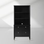 Lavenir French-Inspired Storage Hutch Modular Shelving & Cabinet