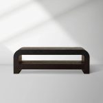 Pierre Mid-Century Modern Wood Coffee Table Sofa Center Tea Table in Oak Veneer