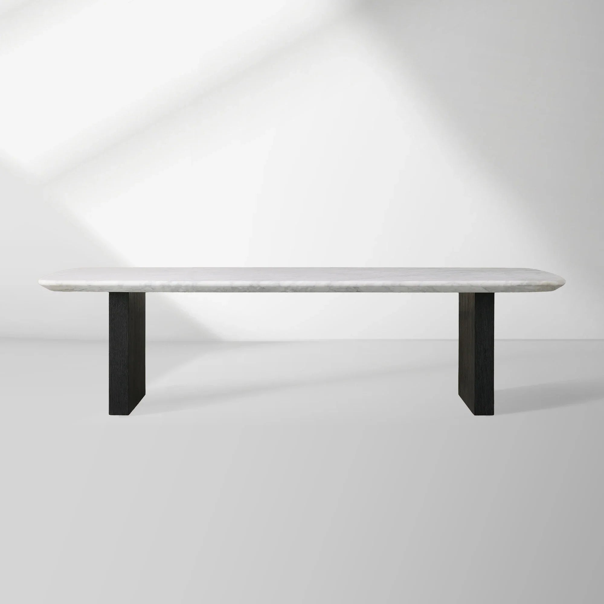 2000x2000_20251113_HL_1_3373d19a-1c06-4f50-833e-2c3527611cfd.jpg Saint Germain Marble Top Coffee Table Living Room Cocktail Table Clement Wood Base Center Tea Table - Image 1