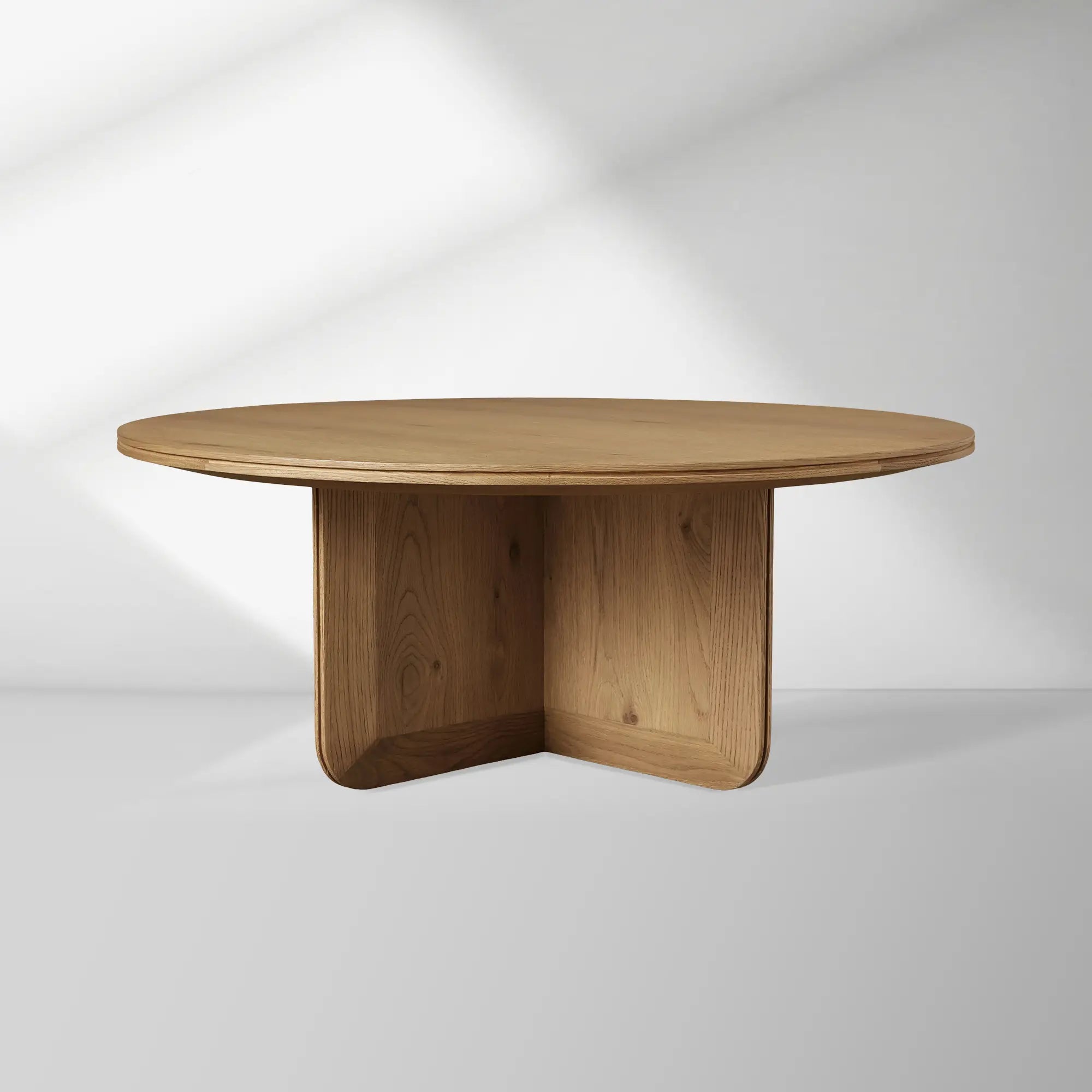 2000x2000_20251113_HL_1_6f78b081-cb24-4fd8-b7ec-498a2c9e3d6e.jpg Felton Oak Wood Round Coffee Table Wood Center Tea Table Minimalist Rural Cocktail Table - Image 1