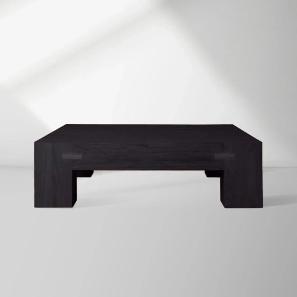 Paxton Oak Coffee Table Modern Living Room Center Tea Table Wood Cocktail Table - Image 3