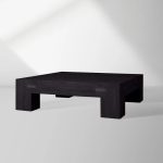 Paxton Oak Coffee Table Modern Living Room Center Tea Table Wood Cocktail Table - Image 4