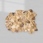 Clayhill Irregular Shape Coffee Table Petrified Wood Cocktail Table Unique Sofa Center Tea Table - Image 6
