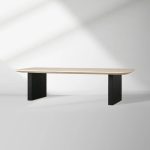 Saint Germain Marble Top Coffee Table Living Room Cocktail Table Clement Wood Base Center Tea Table - Image 5