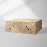 Kalmar Teak Square Coffee Table Wood Living Room Center Tea Table Unique Cocktail Table - Image 6
