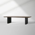 Saint Germain Marble Top Coffee Table Living Room Cocktail Table Clement Wood Base Center Tea Table - Image 8