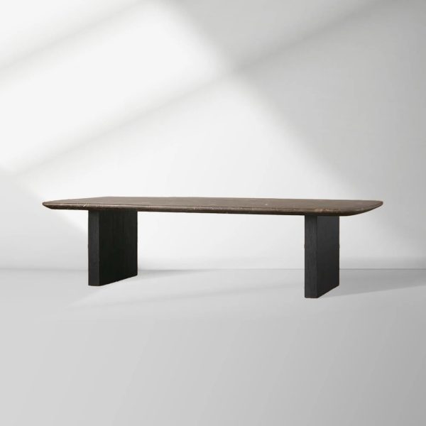 Saint Germain Marble Top Coffee Table Living Room Cocktail Table Clement Wood Base Center Tea Table - Image 8