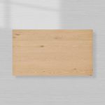 Sullivan Rectangular Oak Coffee Table Black Plinth Base Cocktail Table Wood Living Room Center Tea Table - Image 12