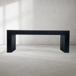 Sullivan Wood Waterfall Coffee Table Rectangle Rural Cocktail Table Oak Wood Center Tea Table - Image 14