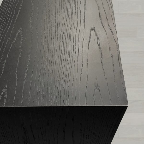 Sullivan Wood Waterfall Coffee Table Rectangle Rural Cocktail Table Oak Wood Center Tea Table - Image 16
