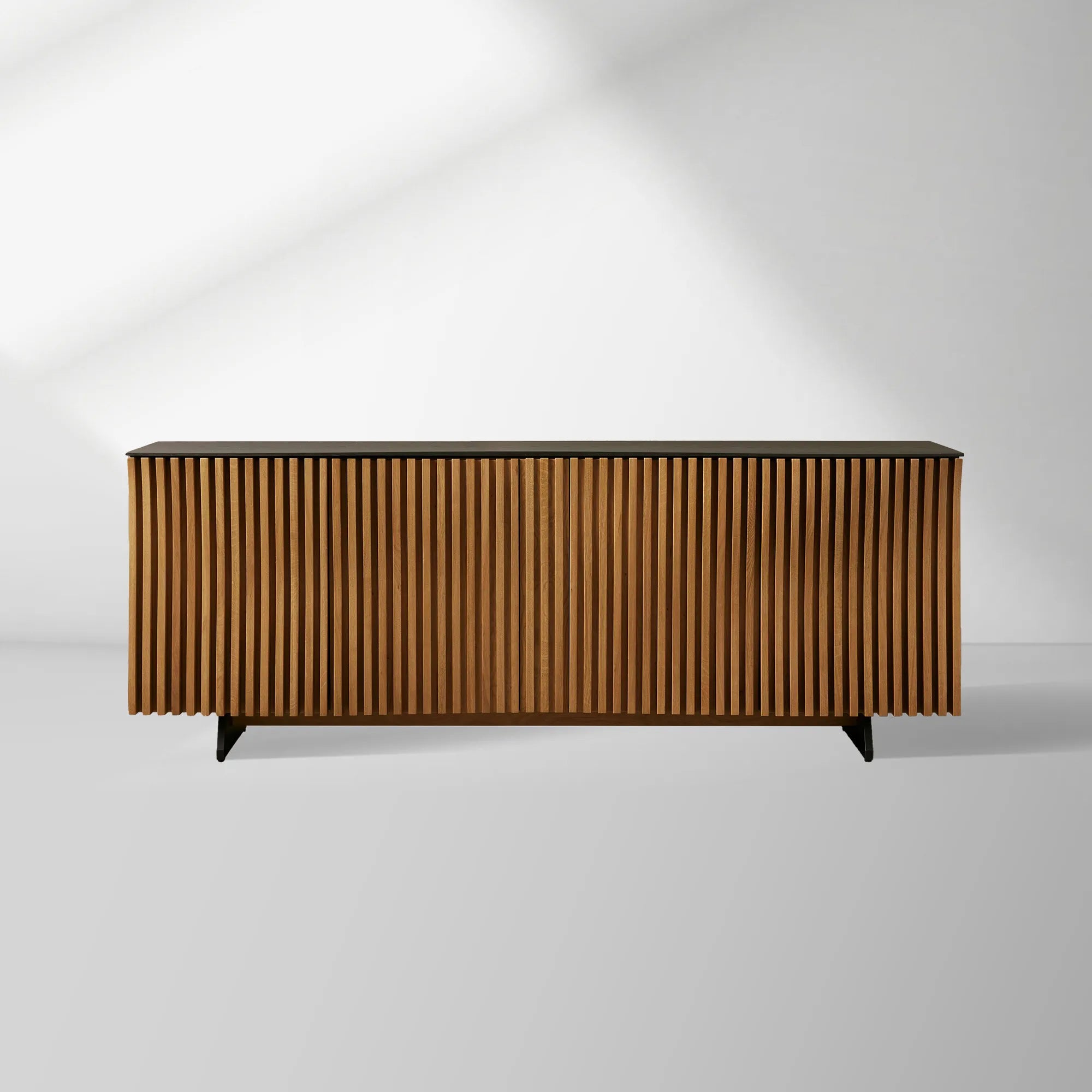 2000x2000_HL_20260120_1_2a85fb78-dac6-46ac-9ca0-199ea493dec7.jpg Sorin Reeded Sideboard Buffet Table Wood Living Room Entryways Cabinet - Image 1