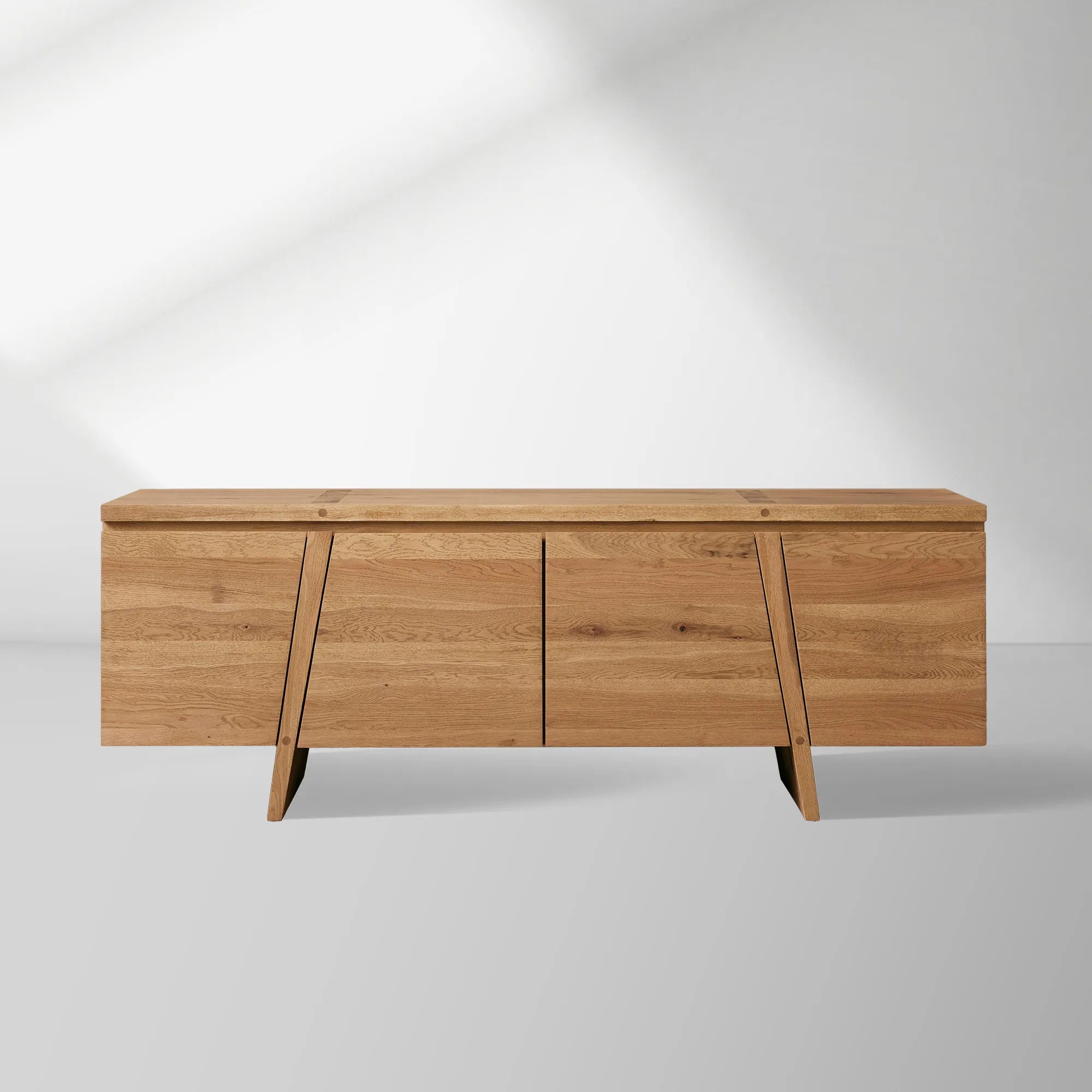 2000x2000_HL_20260120_1_5eca38cd-5c75-4fbb-a4b3-40cf9b12b40c.jpg Panta Romanian White Oak Sideboard Buffet Table Wood Living Room Entryways Cabinet - Image 1
