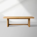 Redding Extending Dining Table with Solid Oak Wood & Two Self-Storing Leaves