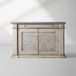 Messina Margherita Bell'Arte Sideboard Buffet Table Wood Living Room Entryways Cabinet
