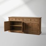 Kensington Reclaimed Sideboard Wood Buffet Cabinet Table Living Room Entryways Cabinet - Image 2