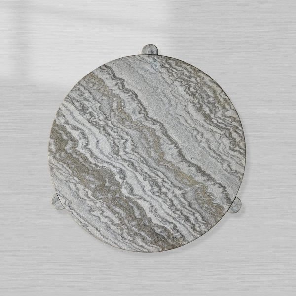 Lonelle Solid Natural Stone Coffee Table Modern Cocktail Table Living Room Center Tea Table - Image 5