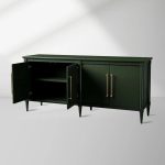 Oakleigh High-Gloss Lacquer Sideboard Wood Buffet Tables Living Room Entryways Storage Cabinet - Image 3