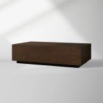 Sullivan Rectangle Coffee Table Living Room Oak Wood Center Tea Table Rural Cocktail Table - Image 8
