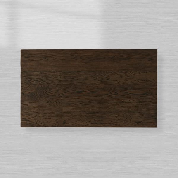 Sullivan Rectangle Coffee Table Living Room Oak Wood Center Tea Table Rural Cocktail Table - Image 9