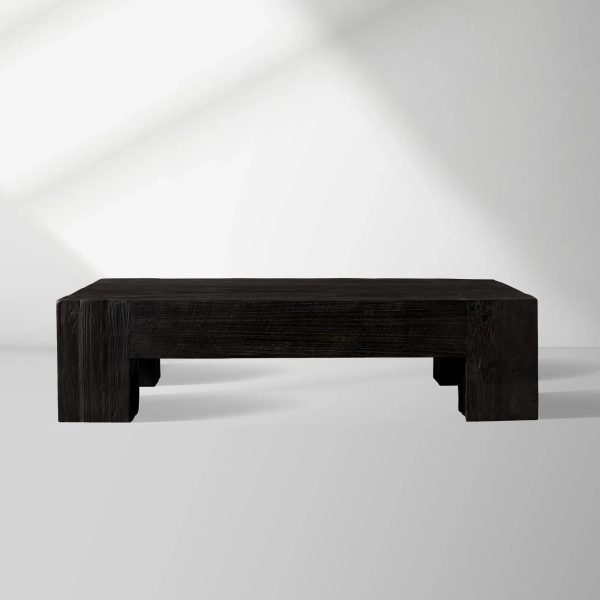 Ubud Square Reclaimed Teak Coffee Table Wood Living Room Center Tea Table Vintage Cocktail Table - Image 5