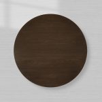 Sullivan Wood Round Coffee Table Oak Cocktail Table Simplicity Living Room Center Tea Table - Image 3