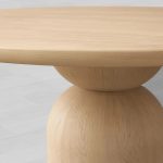 Perth Round Dining Table with Solid Romanian Wood - Image 6