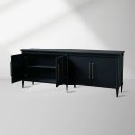 Oakleigh High-Gloss Lacquer Sideboard Wood Buffet Tables Living Room Entryways Storage Cabinet - Image 5