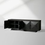 Pelham Indonesia Distressed Sideboard Wood Buffet Table Wood Living Room Entryways TV Cabinet - Image 6