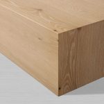 Sullivan Rectangle Coffee Table Living Room Oak Wood Center Tea Table Rural Cocktail Table - Image 11