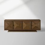 Pelham Indonesia Distressed Sideboard Wood Buffet Table Wood Living Room Entryways TV Cabinet - Image 8
