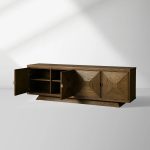 Pelham Indonesia Distressed Sideboard Wood Buffet Table Wood Living Room Entryways TV Cabinet - Image 9